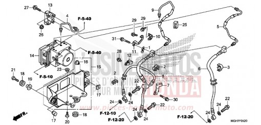 MODULATEUR ABS VFR1200XDF de 2015